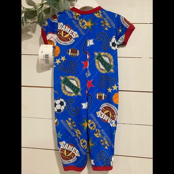 All Star Pajamas Sports Fan PJS NWT - Picture 5 of 5